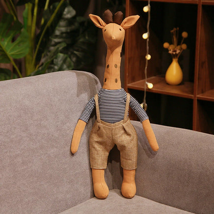 Giraffe Plush Toy – Soft & Cuddly 15.7" Stuffed Animal for Kids, Nursery Decor – Lusy Store giraffe A