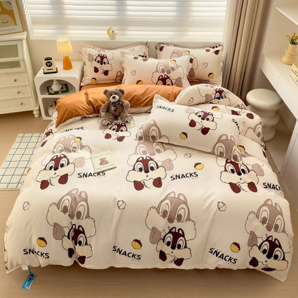 Disneys Cartoon Bed Sheets Set Stichs Mickeys Bedding Set Toys Story Duvet Cover Pillowcase Donalds Bed Sets Queen King Size 13