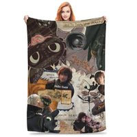 How to Train Your D-ragon Blankets Flannel Novelty Breathable Throw Blanket for Bedspread Spring Autumn 24