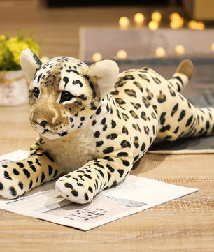 Lusy Store LLC Snow Leopard Stuffed Animal | Realistic Plush Toy | Soft & Cuddly | 15-23 in | Lusy Store Stuffed Animal