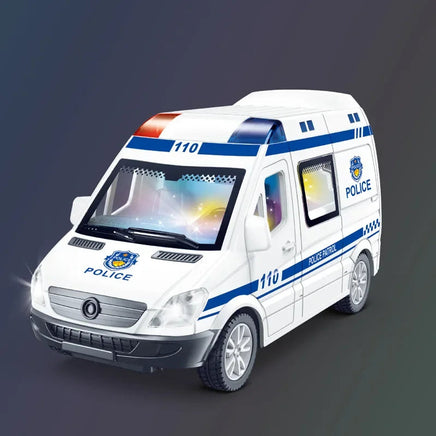 1:32 Mini Car Diecast Ambulance Fire-Truck Policecar Model Sound And Light Vehicle Simulation Collection Gifts Toys Boys Lusy Store