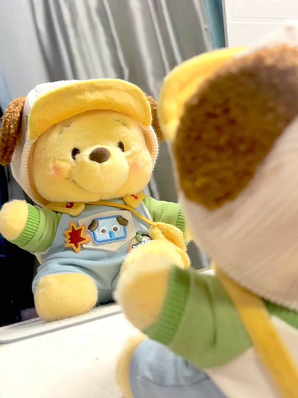 Chubby Spring Outing Plan Series Pooh Bear Stuffed Plush Toys Kawaii Winnie the Pooh Plush Dolls Gifts