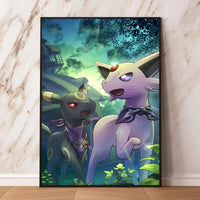 Pokemon Canvas Prints Wall Art Home Classic Children's Bedroom Decor Gifts Kid Action Figures Modular Painting Cartoon Character Lusy Store