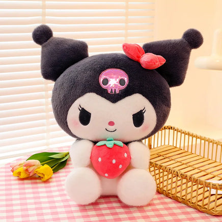 Lusy Store 25CM Plushies Sanrio My Melody Plush Dolls Toys My Melody Strawberry Stuffed Animals Plush Toy Home Decor Girl Birthday Gift 