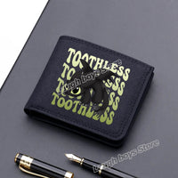 Toothless Canvas Wallet Men Short Folding Purse How To Train Your Dragons Cartoon Card Holder Coin Case Fashion Pocketbook Gift Lusy Store
