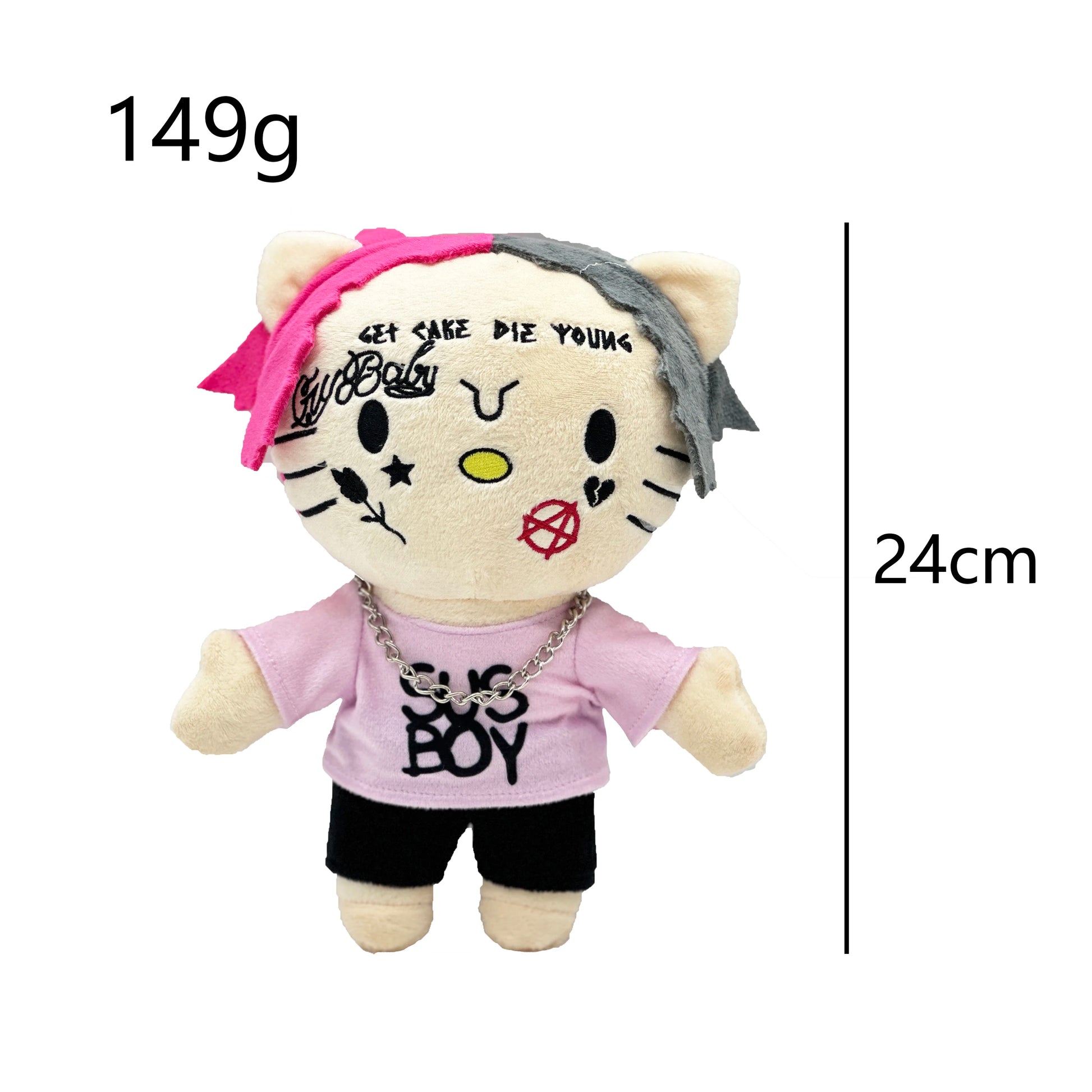 Lusy Store LLC Melanie Martinez Plush Doll Double Ponytail Girl Stuffed Toys Boys Girls Fans Plush