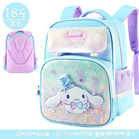 Sanrio Cute Kuromi Melody Cinnamoroll Large Capacity Backpack Boys Girls Cartoon Hello Kitty Kawaii Canvas Schoolbag 2024 Cute 4