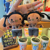 Lusy Store LLC Hello Kitty Plush Toys Travis Scott Plush Anime Miniso Plush Toy Stuffed Animals Soft Plush Children Gifts Plush