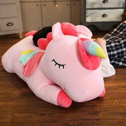 Big Size Unicorn Plush Toy Stuffed Animal Soft Sofa Plush Hug Pillow Birthday Gift Cartoon Doll Child The Bed Sleep Hug Pillow
