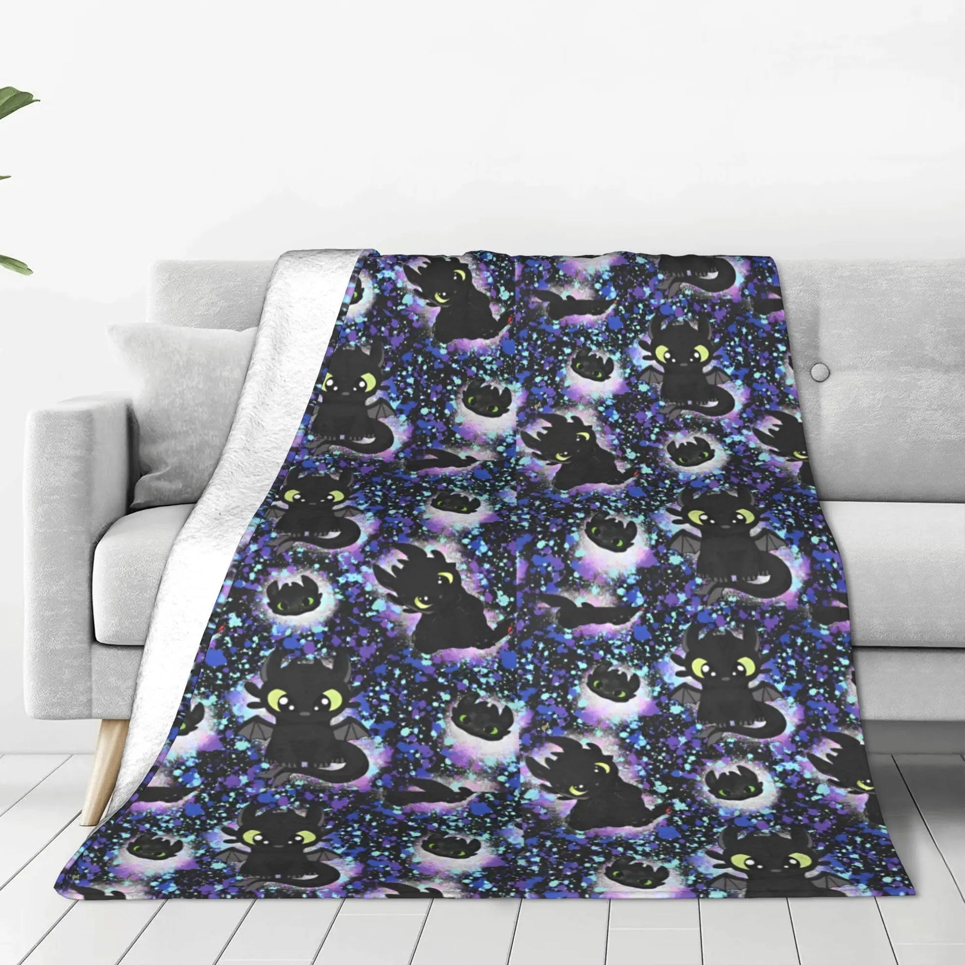 How to Train Your Dragon Blankets Quality Soft Warm  Bedding Throws Autumn Kids Living Room Novelty Bedspread Lusy Store