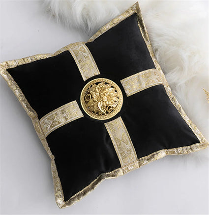Middle East Luxury Ceramic Incense Burner Pillow Censer Holder Creative Golden Cushion Home Tea House Yoga Accessories 30x30cm Lusy Store