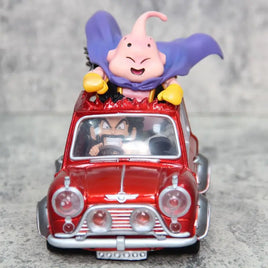 Lusy Store LLC Dragon Ball Z Fat Buu Anime Figures Majin Buu Mr. Satan Drive Car Pvc Statue Collectible Model Decoration Gift Action Figure