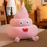 Funny Poop Plush Toy Stuffed Halloween Children Gifts Strange Poop Pillow Home Decor 25cm D