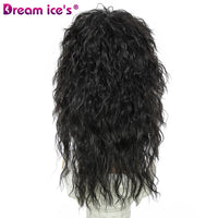 Men Women 70s 80s Rock Punk Wig Long Curly Synthetic Hair Halloween Wigs Halloween Costumes Animation Wigs