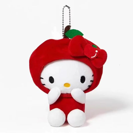 12cm Fashion Hello Kitty Cosplay Plush Toy Anime Stuffed Animals Keychains Small Pendant Backpack Hangings For Kids 8