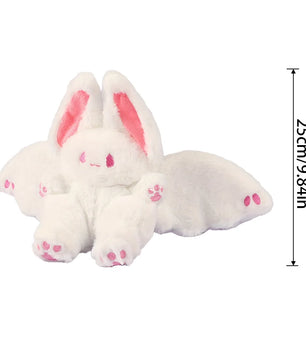 Lusy Store LLC Bat Rabbit Plush Toys Flying Rabbit Plush Stuffed Animals Doll Home Decor Plush