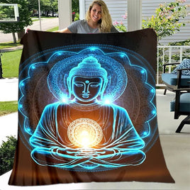 Buddha Sakyamuni Buddhism Faith Religion Soft Plush Blanket, Flannel Blanket Throw Blanket for Living Room Bedroom Bed Sofa Pray 19
