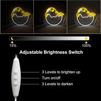 Lusy Store LLC Gudetama Neon Light Anime Wall Decor for Bedroom Livingroom Kids Room Kawaii Gifts Neon Sign