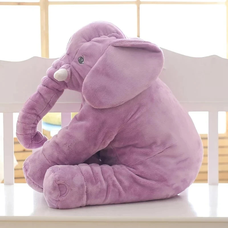 Lusy Store LLC Large Elephant Plush Toy &ndash; Soft Stuffed Pillow &amp; Cushion (16in/24in) | Lusy Store Stuffed Animal