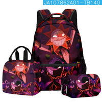Trendy Popular Novelty sundrop FNAF 3D Printed 3pcs/Set student School Bags Travel Notebook Backpack Lunch bag Pencil Case Lusy Store