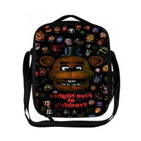 Game F-five N-nights at F-freddy's Child School Backpack with Lunch Bags ,Pencil Bags ,School Bags for Boys Girls XHOO3-CB-0101-A8
