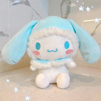 Lusy Store LLC Cinnamoroll Plush Toys Elf Plush Doll Kawaii Soft Big Ear Dog Stuffed Gift For Girls Plush
