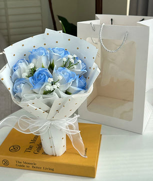 Valentine's Day Artificial Rose Soap Bouquets Eternal Flower Bouquet Gifts Party Home Decor