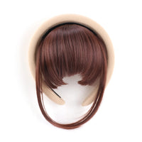 Front Hair Bangs Hair Synthetic Extensions With Magic Paste hair Bands Bangs Wigs Synthetic Wigs Headband for Halloween 33 6inches CHINA
