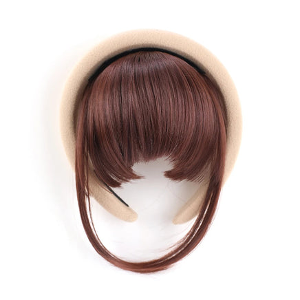 Front Hair Bangs Hair Synthetic Extensions With Magic Paste hair Bands Bangs Wigs Synthetic Wigs Headband for Halloween 33 6inches CHINA
