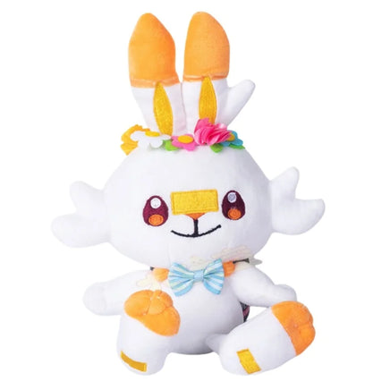 Easter Pokémon Plush | Pikachu, Eevee, Scorbunny & More | 7.9 in | Lusy Store Scorbunny 1