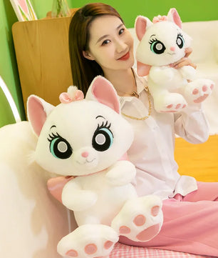 Marie Cat Kawaii Anime Cat Plush Stuffed Animal Throw Pillow Room Decoration For Couple Valentine'S Day Gift
