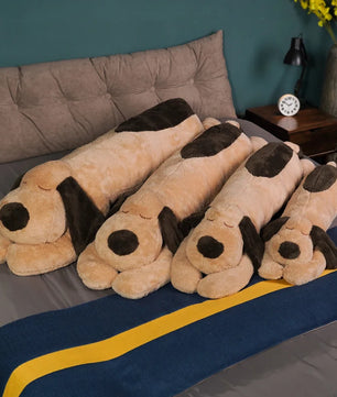 Lusy Store LLC Huge Soft Body Long Dog Plush Pillow Stuffed Animal Home Decoration Sofa Cushion Children Girl Plush