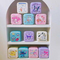 Kuromi Cinnamoroll Cartoon Jewelry Storage Box - Travel PU Organizer