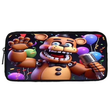 Cartoon Five Night At Freddy Child School Backpack With Shoulder Bag Pencil Bags School Bags for Boys Girls Best Gift XHOO4-BD-145-A1