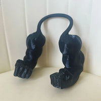 Pet Cat Muscle Arms 3d Creative Strong Man Giant Arms Halloween Cat Costume Accessory Cat's Neck Arm With Muscle For Pet Cosplay E
