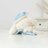 Sleeping Cinnamoroll Plush Doll Toy Cute Puppy Children Soothing Sleep Companion Doll Body Pillow Room Sofa Decoration Gift Cinnamoroll