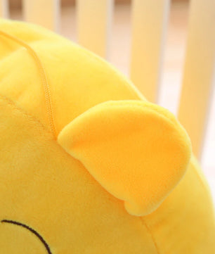 Lusy Store LLC Winnie The Pooh Plush Pillow – Soft Lumbar Seat Cushion & Bedside Backrest Pillow