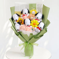 Snoopy Plush Bouquet Cute Doll Flower Puppy Graduation Gift
