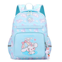 Hello Kitty Cartoon Printed Student School Bag Female Large Capacity Children's Night Reflective Casual Simple Backpack A