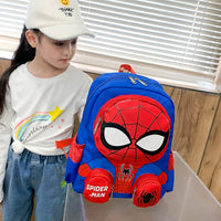 Spiderman Backpack Super Heroes Student School Bag Cartoon 3D Travel Bag Gift B103