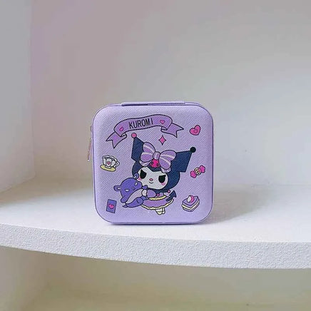 Kuromi Cinnamoroll Cartoon Jewelry Storage Box - Travel PU Organizer Kuromi A