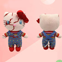 Hello Kitty Stuffed Animals Halloween Terrifying Plush Toy Creative Decorative Gift Soft Individualized Doll E