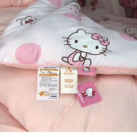 Sanrio Kawaii Hello Kitty Kuromi My melody Pochacco Cinnamoroll Cute Anime Quilt Kawaii Student Dormitory Quilt Set Holiday Gift Lusy Store