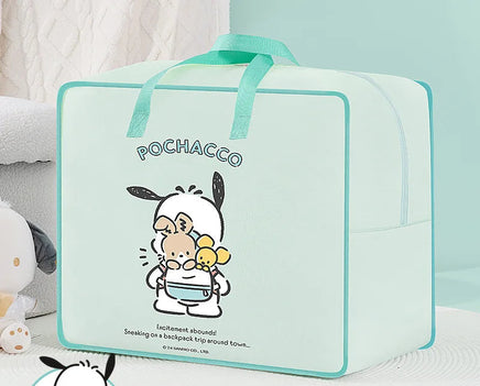 Hello Kitty Quilt Storage Bag Large Capacity Sanrio Kuromi Children's Cartoon Kindergarten Handheld Quilt Bags Moving Bags Lusy Store