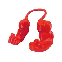Cat Halloween Costumes 3D Printed Pet Muscle Hanging Arm Creative Cat Dog Dress-Up Prop Cats Accessory Pet Cosplay Muscle Toy Red