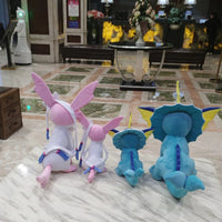Lusy Store LLC Vaporeon Pokemon Sylveon Large Plush Toys Nime Doll Cute Ornament Stuffed Pillow Pokemon Gift Plush