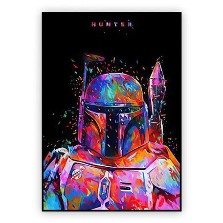 Decoration Poster Star Wars Movie Canvas Painting Graffiti Mural Kids Room Art Picture Print Modern Home Wall Decor Gifts SW2538