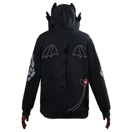 Adult Kids How to Train Your Dragon Toothless Cosplay Hoodie Sweatshirt Casual All-match Pullover Jackets Coat Hooded Tops Lusy Store