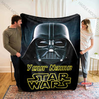 DIY Classic Star-Wars Blanket Custom Name Personalized Blanket Soft Comfortable Shawl Office Four Seasons Blanket Special Gifts Style D