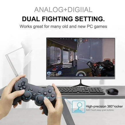 2-Pack 2.4G Wireless Gamepad Set - Plug & Play USB Joystick for PC/Android TV/Switch Lusy Store